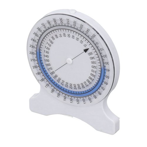 Garosa Inclinometer Gauge Inclinometer for Physical Easy to Read Bubble Inclinometer Test Range of Motion for Physical Therapist or Student Clinometers (Blue)