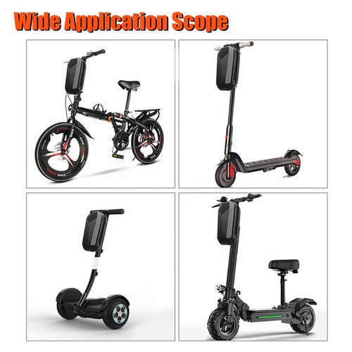 Yokoma Balance Car Waterproof Front Bag Electric Scooter Water Resistance Bag Bike Balance Hanging Bag, Black