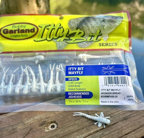 Bobby Garland Itty Bit Mayfly - Pecan Cream - 1.25"