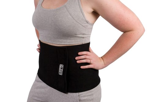 GoFit GFNWT Go fit GF-NWT Neoprene Waist Trimmer, Black