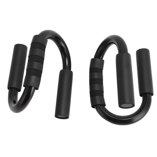 Push Up Bar, 2pcs Steel Foam S Shape Easy to Assemble Effective Muscle Training Push Up Stand Pushup Handles for Muscle Training at Home Gym Office