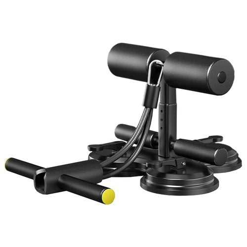Ab Training Auxiliary Device, Portable Sit up Exercise Equipment, Multi-Functional Home Gym Equipment with Suction Cups and Resistance Bands for Women and Men