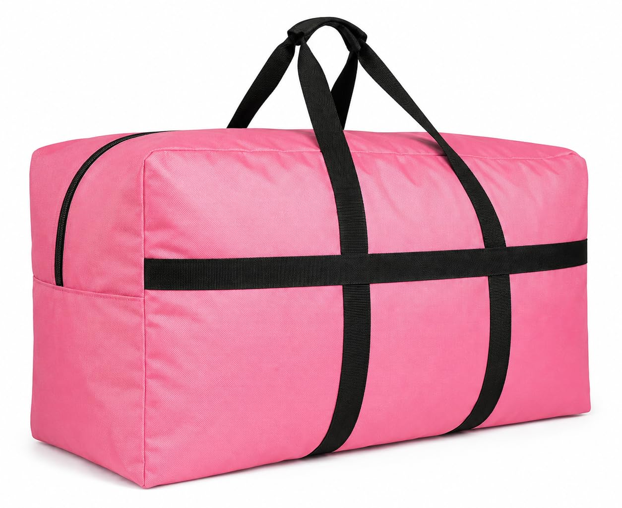 HaoHakka Extra Large Duffle Bag for Travel, Big XL Oversized Foldable Storage Bags with Reinforced Handles & Lockable Zipper - Pink, 100L