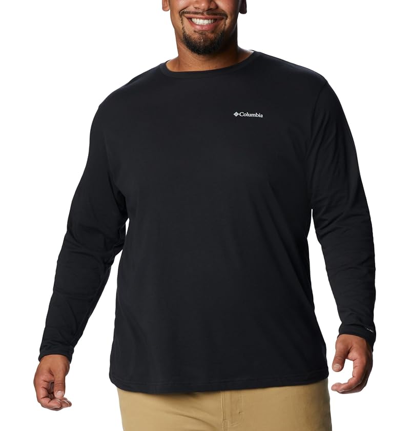 Columbia Thistletown Hills Long Sleeve Crew – Black, Large