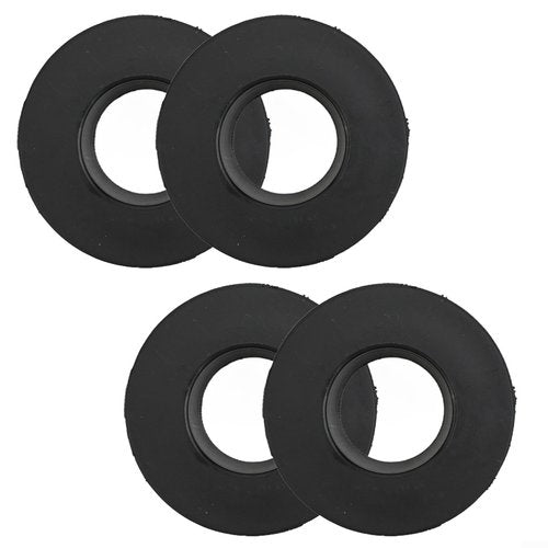 Rubber Barbell Guide Rod Spacers Weight Stack Spacers 26Mm Diameter Guide Rod Cushions Anti-Collision Barbell Plate Spacers For Weight Machine Training Equipment Black 4 Pack