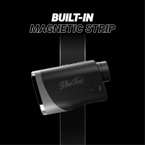 Blue Tees Golf Series 3 Max+ Golf Rangefinder with Slope Switch, 1000 Yards Range Finder, 6X Magnification Laser Rangefinder, Slope Measurement, Magnetic Strip, Flag Pole Locking with Pulse Vibration