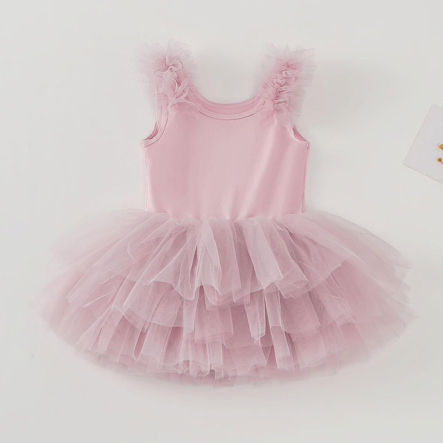 KARETT Toddler Ballet Outfit Sleeveless with Snap Gymnastics Leotards for Girls 1-7Y