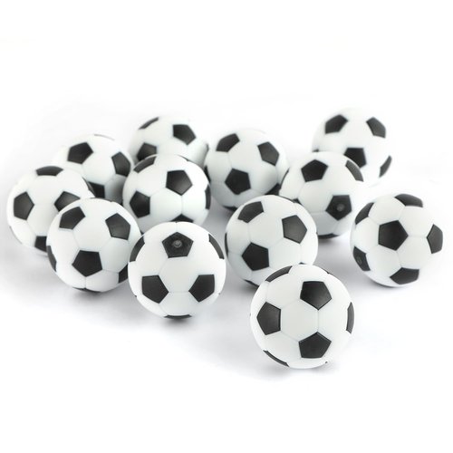 zeyce Pack of 12 Foosball Balls Mini Soccer Balls - Small Soccer Ball Replacements for Foosball Table Fun Home Recreation