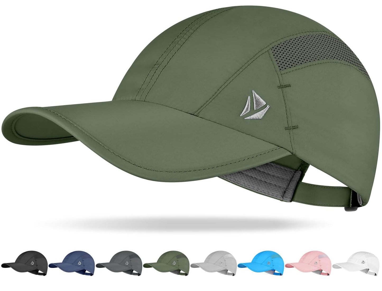 YANIKY Quick-Dry Running Hat for Men & Women Cooling Hat UPF 50+ Thin Baseball Cap Lightweight Breathable Mesh Sport Hats