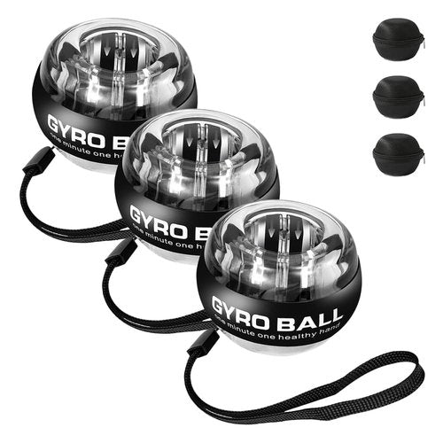 Eadwe Activity Ball Exerciser with Counter, 2025 New Torque Balls Hand Exerciser, Portable Gyro Ball for Rehabilitation, Fitness Balls for Athletes (3Set)