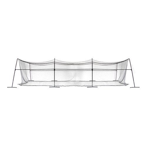Skywalker Sports 40 Foot Competitive Batting Cages for Backyard or Indoor Baseball and Softball Collapsible Black Frame and Net