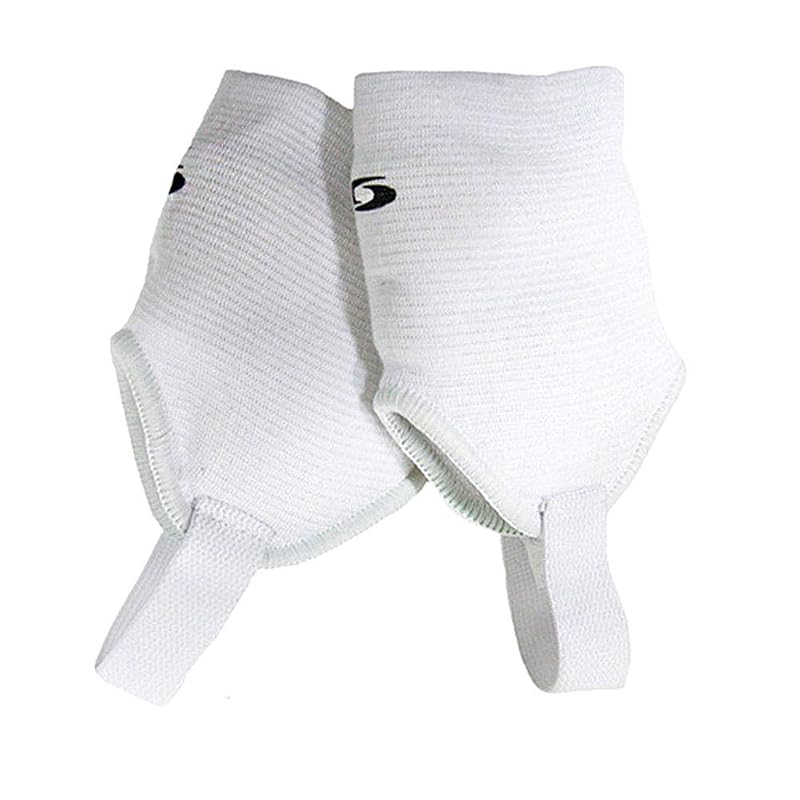 Ankle Guards Pair - Dual-Sided Protective Pads for Soccer Football (White)