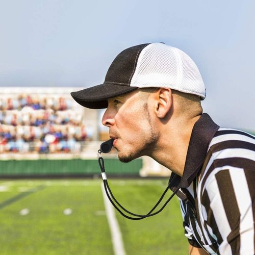 Seakii 24 Pack 120dB Loud Referee Whistles with Lanyards – Heavy-Duty Black Sports Whistles for Coaches, Referees, and Team Events