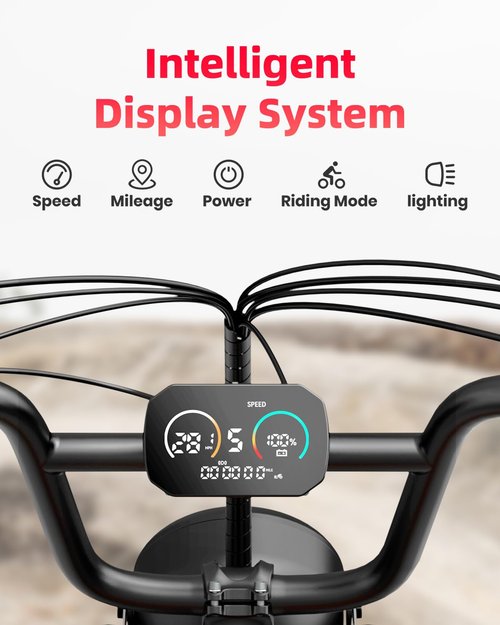 AMYET V9-G60 Peak 1500W Ebike, 48V 20Ah(960WH) Removable Battery, 72Miles &32MPH,20" Fat Tire Dirt Bike,7 Speed Gears,Dual Shock Absorber, Adults Electric Bike for Mountains, Snow, Sand, Road(Black)