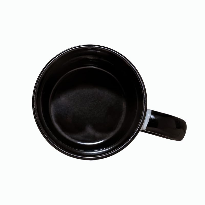 11oz Sublimation Mugs Set of 12 with Black Handle & Inner - Ceramic Coffee Cups for Cricut Mug Press