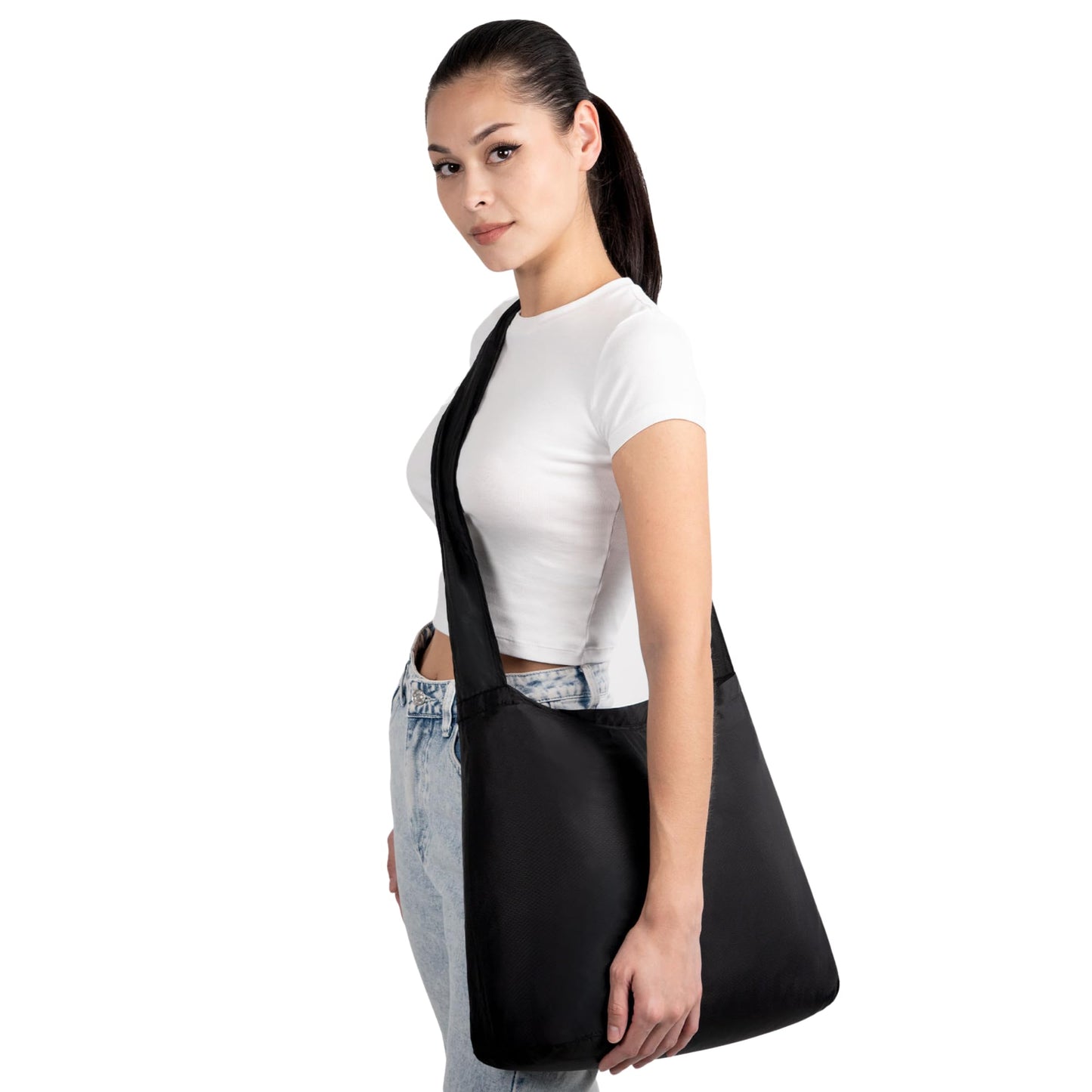Nanobag Sling - Ultralight 19L Crossbody Bag for Women & Men, Packable Grocery, Travel & Shopping Bag for Everyday Use