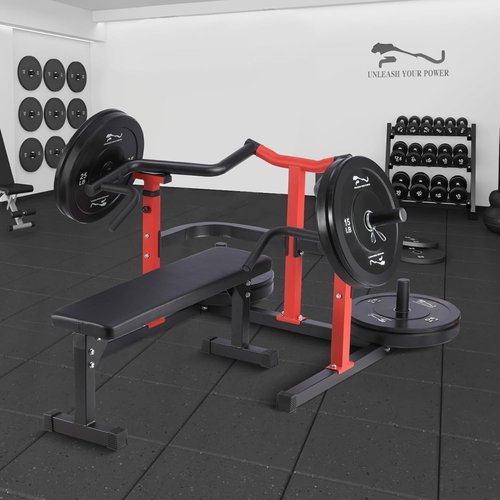 Chest Press Machine,1250LBS 2-Side Independent Bench Press for Home Gym, Adjustable Arm Positions– Heavy Duty Chest Workout Machine for Men, Shoulder Press & Upper Body Training(Red)