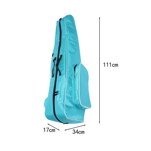 kowaku Fencing Backpack Pouch Accessory with Handle Practical Oxford Cloth Convenient to Carry Premium Fencing Storage Bag Handbag, Lake Blue