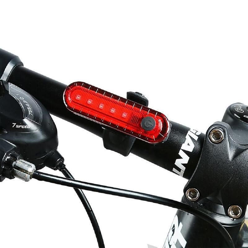 Night Eyes 2400LM Dual Bike Headlights + USB Taillight Pack - Rechargeable 8.4V Battery, Waterproof