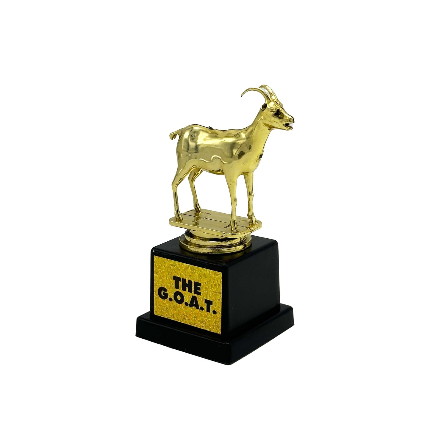 Island Dogs The Goat Trophy - Hilarious Plastic Funny Trophy, Perfect for Awarding The Greatest of All Time, Fun Novelty Award Item for All Ages and Abilities