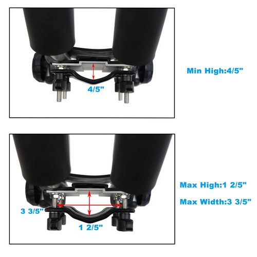 Upgraded Universal Folding Kayak Rack, J-Bar Carrier for Canoe Boat SUP Ski, Mount on Car Roof Top Crossbar, Includes 4 Ratchet Straps, 2 Anchor Straps (1 Pair, Aluminum)