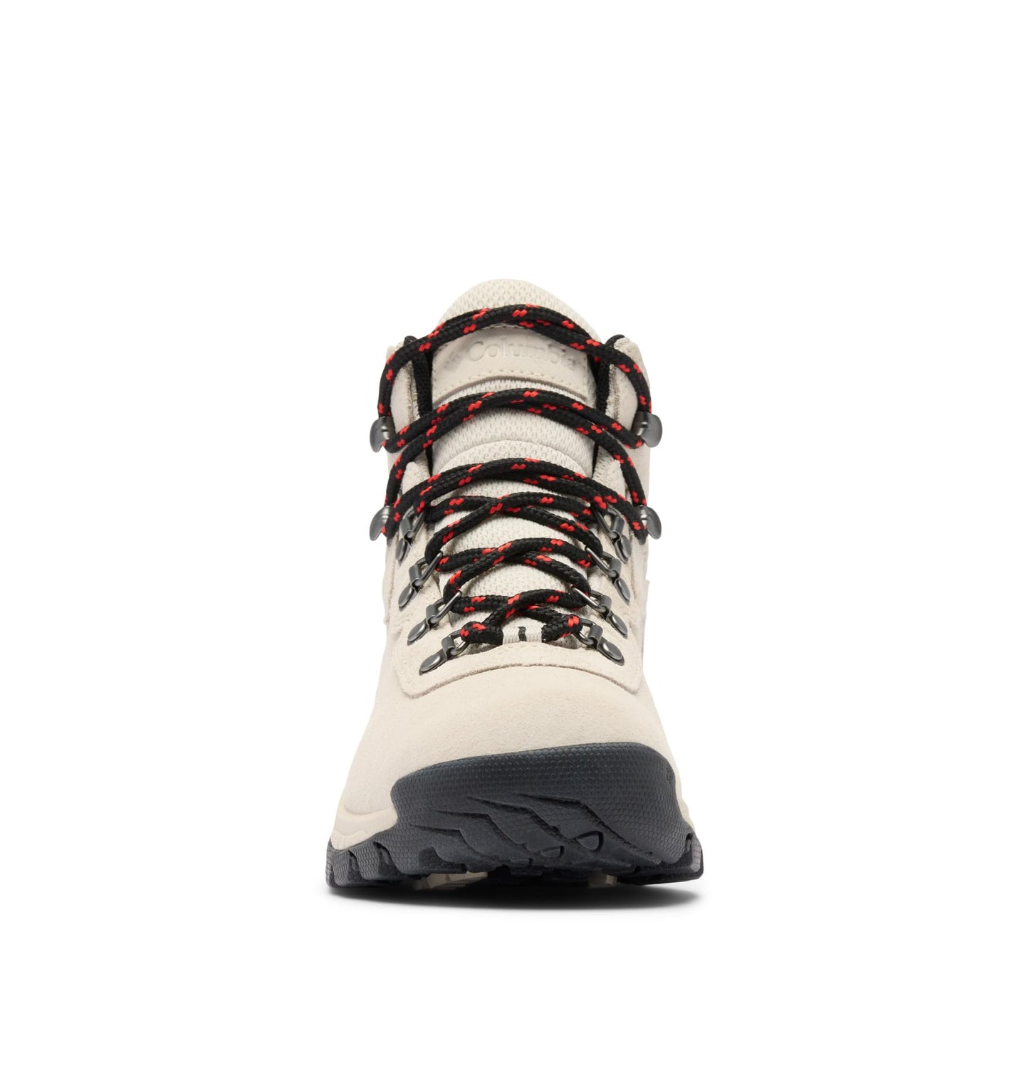 Columbia Women's Newton Ridge Plus Waterproof Amped, Cloud Grey/Poppy Red, 5.5 Wide