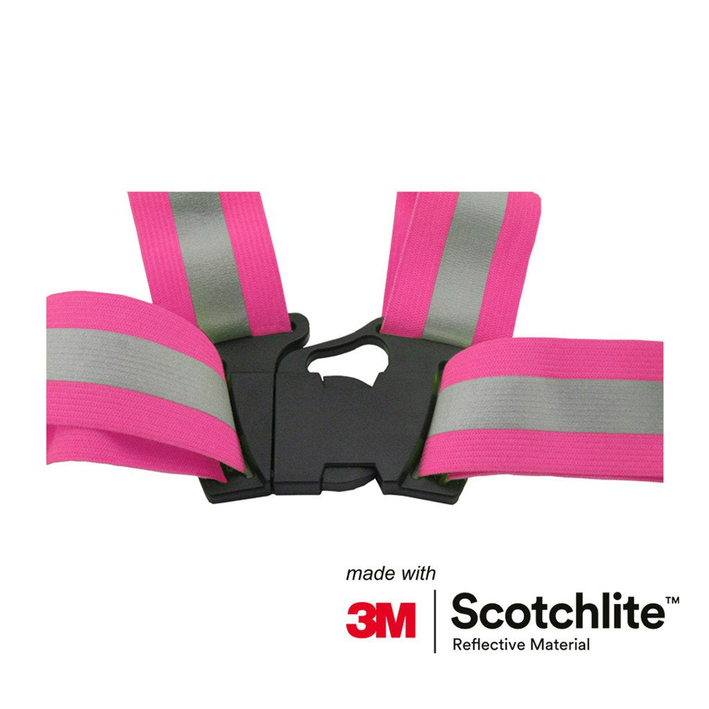 Salzmann Reflective Cross Belt Vest | Highly Reflective with Adjustable Straps | Made with 3M Scotchlite