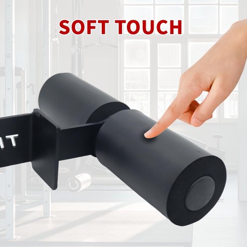 Nordic Hamstring Curl Squat Rack Attachment for Power Rack, Sit Up Bar Foot Holder for Ultimate Home Gym Experience Split Squat Core Workout for Hamstring Curl Sit Up