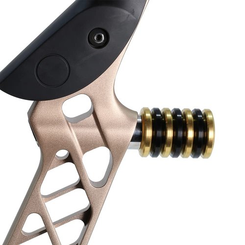 BICASTER Archery Stabilizer Weights Stainless Steel Total 10 Ounces (Black)