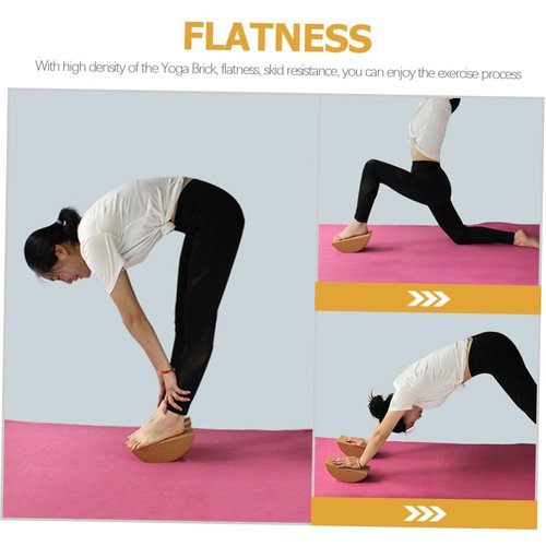 FOYTOKI Yoga Balance Block High Density Non-slip Training Brick for Core Muscle Strengthening for Stretching and Relaxation Durable Yoga Accessory for Daily Use