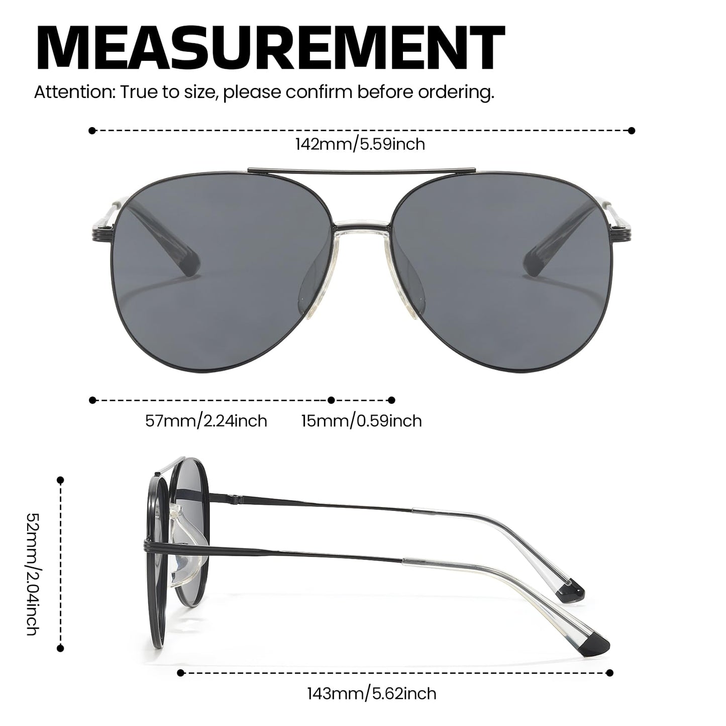 SODQW Tangle Free Aviator Sunglasses for Women Men Polarized Sun Glasses With UV Protection 2026 Fasion Trendy Shades