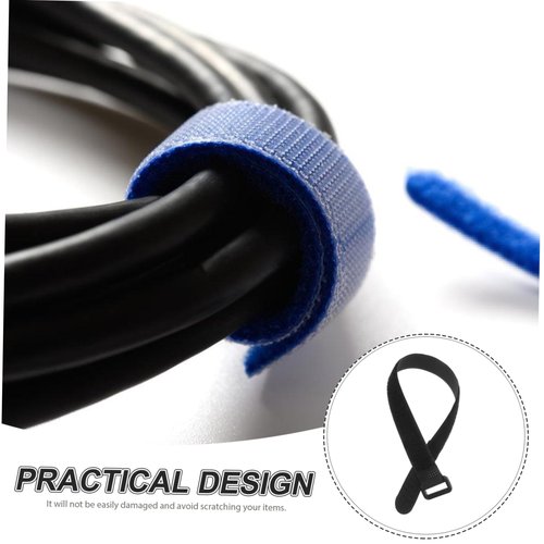 Artibetter 25pcs Adjustable Nylon Straps for Yoga Mats Multipurpose Cargo Binding Belt Cinch Strap for Transport of Goods Black