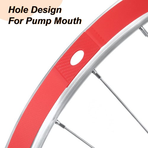 HARFINGTON 2pcs Bicycle Rim Strip 26" x 20mm PVC Bike Tire Liner Bicycle Wheel Rim Tape Inner Tube Tape Anti-Scratched Guard Cushion Pad Protector for Road MTB Mountain Bike