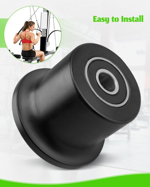 6 Rolling Seat Trolley Wheels, Sliding Seat Bracket Roller, Fit for Pr1000, Elite, Bowflex Home Gym Blaze, Schwinn Comp, Classic, Motivator2, Sport, Conquest, Ultimate2