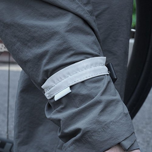 ohohulo 2pcs Bikes Ankle Leg Strap Pant Band Clip Strap Wrist Ankle Bind Band Adjustable Arm Band Reflective Trouser Strap