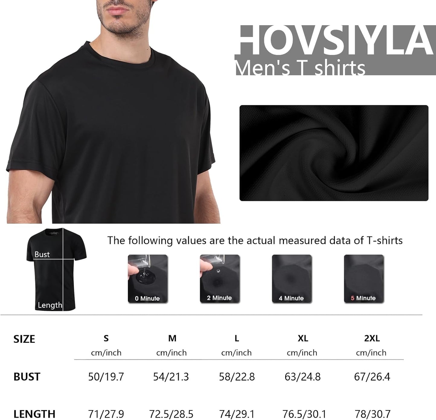 1/5 Pack Workout Shirts for Men Athletic Running Gym Quick Dry Short Sleeve Performance Moisture Wicking T Shirt