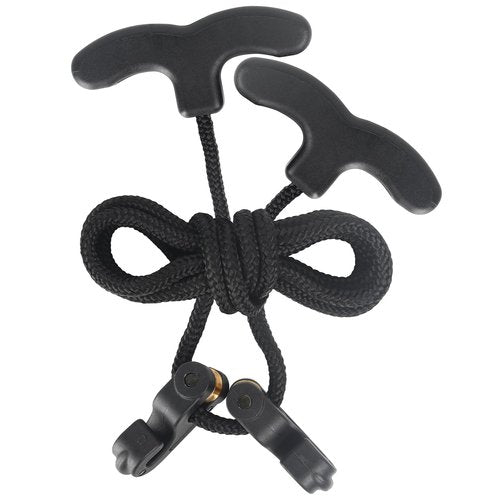 Archerest Crossbow Pull Cord, Crossbow Cocking Rope Device Double Handle Crossbow Drawstring Booster Clip Rope Cocker String Puller Tool Archery Bow Hunting Tools Accessories
