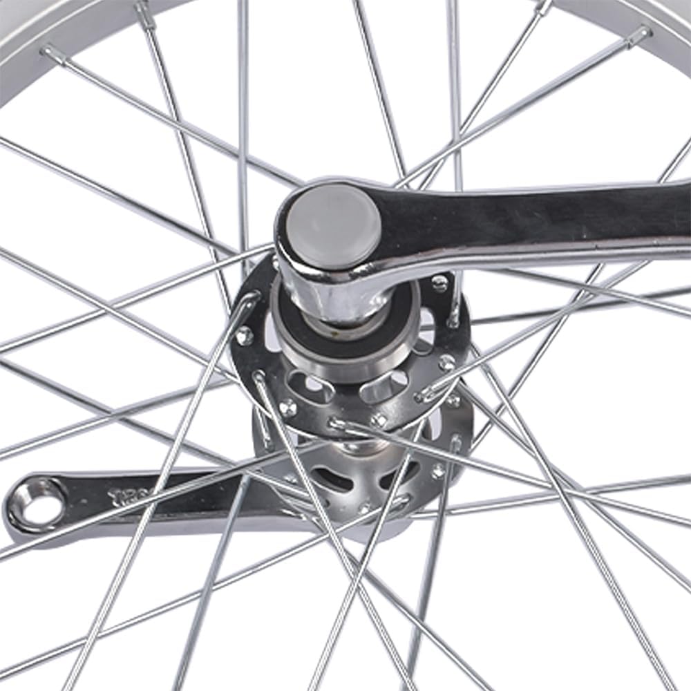 16 Inch Wheel Unicycle Balance Fitness Exercise Adult Kids Outdoor Sports Training Cycling Unicycle with Steel Rim,Mountain Tire Cycling Sports Exercise with Adjustable Seat(Silver)