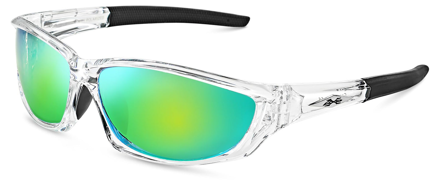 X LOOP Polarized Wrap-Around Sunglasses for Men Women Running Fishing Driving Sports Glasses