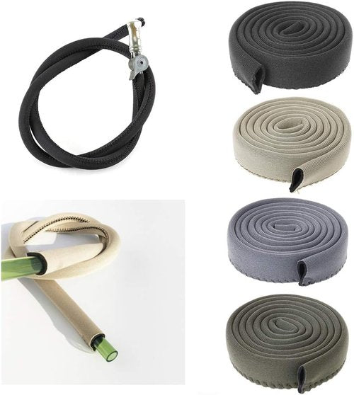Grey Hydration Bladder Tube Sleeve,Water Bladder Tube Cover Hydration Tube Sleeve Insulation Hose Cover,Running Cycling Water Bag Tube Thermal Hose Cover Accessories