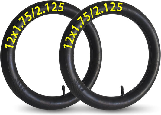 2-Pack Bike Tubes 12x1.75/1.95/2.125 Inner Tube 12 x 1.75 12 x 1.95 12x2.125 Bike Tire Tube