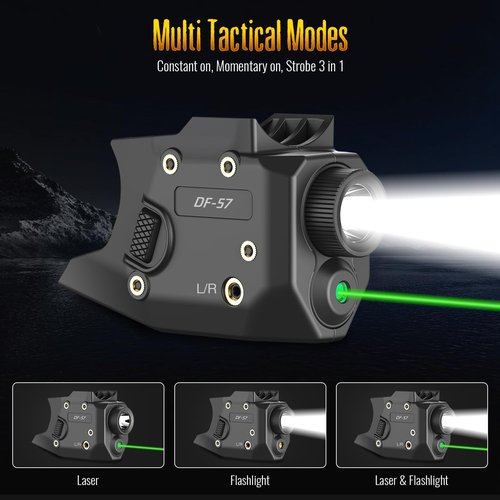 Defentac 600 Lumens Pistol Light Laser Combo is Compatible with KAHR CT9/ CW9/ CM9/ CT40/ CW40/ CM40/ TP9/ P9/ PM9/ TP40/ P40/ PM40 Only