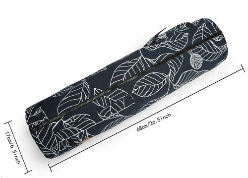 ELENTURE Yoga Mat Bag for Women & Men,Travel Gym Bag for 1/4" 1/3" Thick Exercise Yoga Mat, Full-Zip Yoga Mat Carrier Bag for Class workout Bachelorette with Pockets and Adjustable Strap