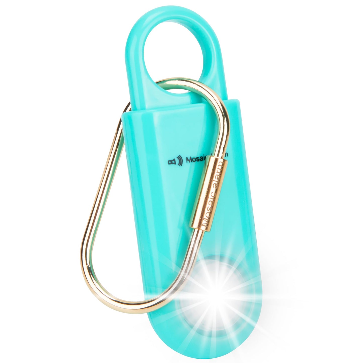 130dB Personal Safety Alarm Ultra Bright Strobe Light. Loud Sound SOS Emergency Alerts. Self Defense Keychain Siren for Women, Children, Night Runners, Hiking. Bear Alarm Deterrent. Aqua