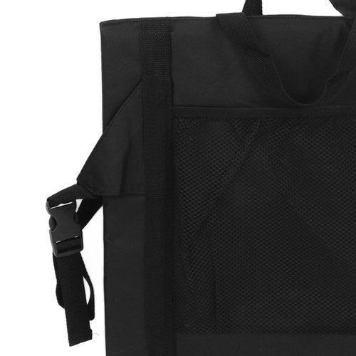 QERLONG Stadium SEAT Cushion Foldable Portable for Outdoor Black