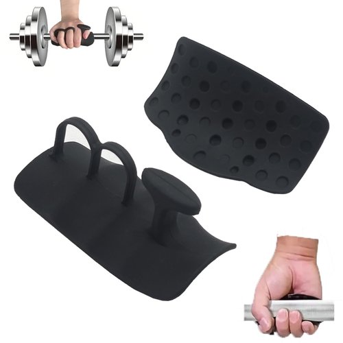 JIUANODD 2025 Upgrade Rypt Grip for Weight Lifting Fingerless Workout Gloves for Men Women, Gryp Weight Grip with Anti-Slip and Sweat-Proof for Gym Grips Training and Exercise - (2 PCS, Black)