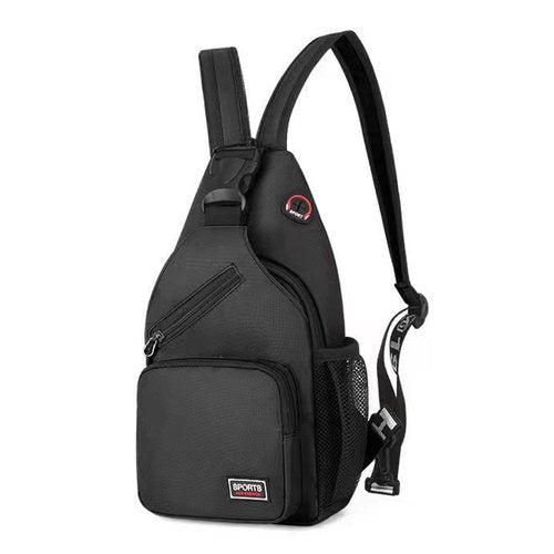 Convertible Crossbody Bags for Women,Sling Chest Shoulder Bag Backpack Daypack Fanny Pack for Outdoors Hiking Traveling Casual Lightweight Camping Essentials for Women Men,Black