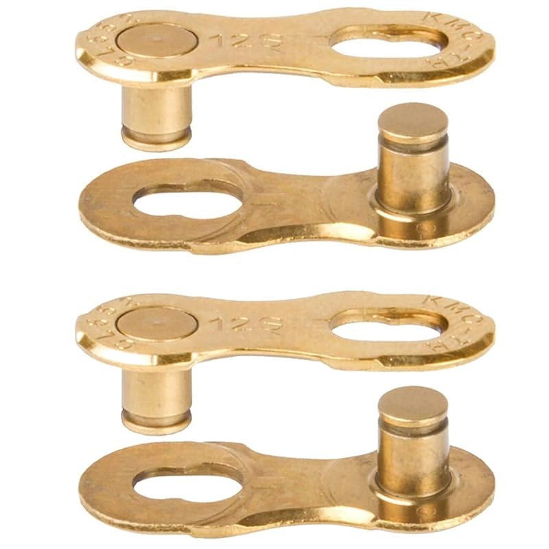 KMC Unisex Missing Links 12NR Gold Bicycle Chain Link (12 Speed) - Variation Gold
