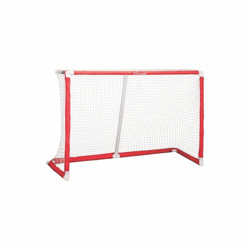 Champion Sports Floor Hockey Collapsible Goal (Red, 72 x 48 x 24-Inch)