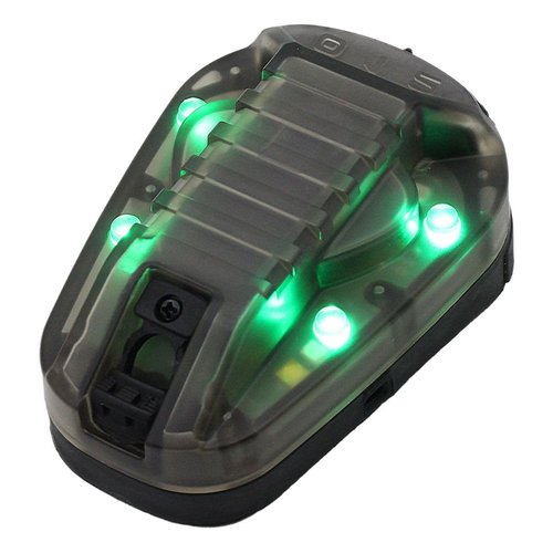 DLXARSOT Tactical Helmet Light Signal Light Military IFF Helmet Light Flashlight Survival Signal Light for Outdoor Sports with LED + IR/Strobe
